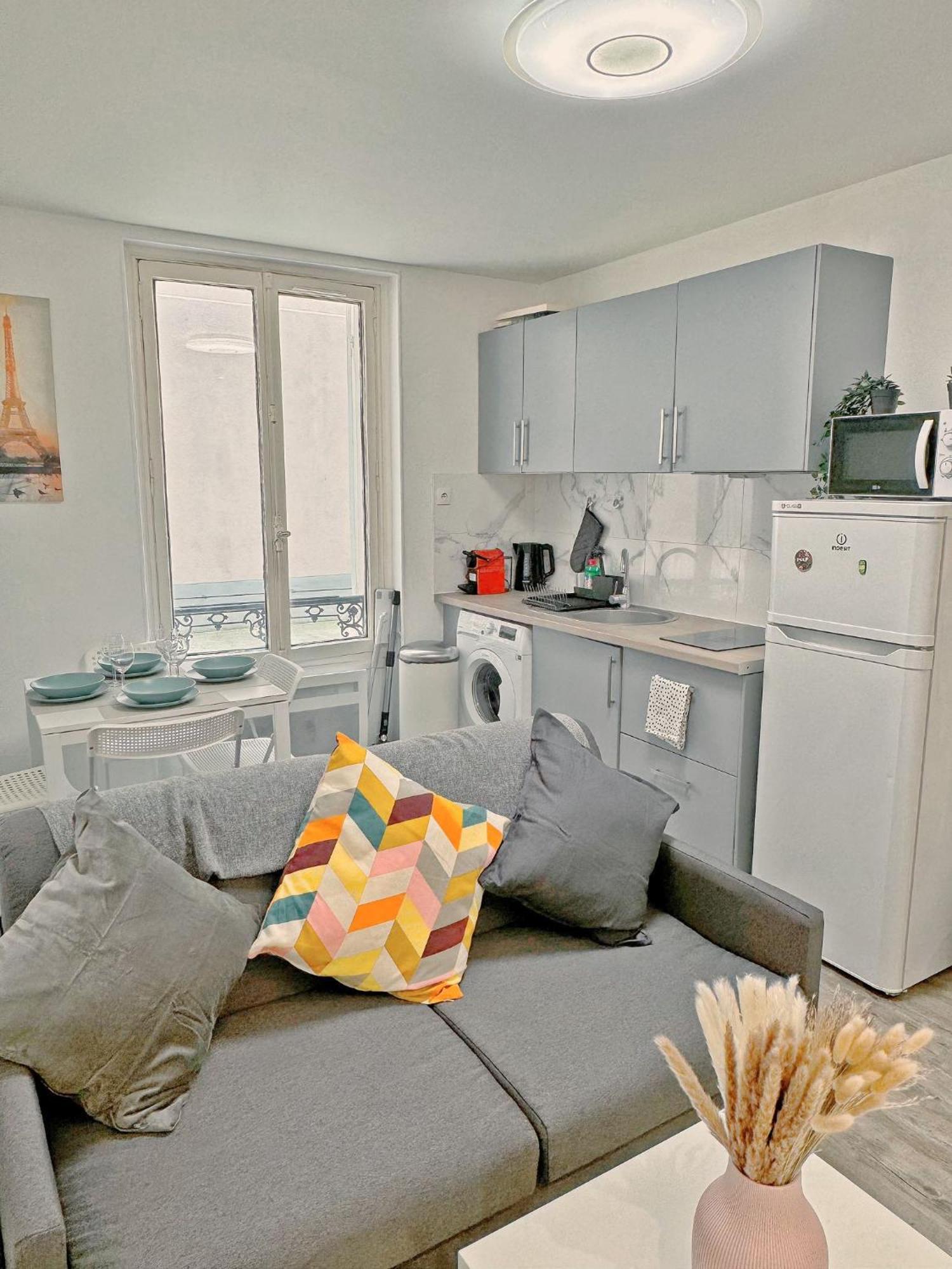 2 Minutes Metro Pasteur Paris 15Th Cosy Apartment Free Parking Esterno foto